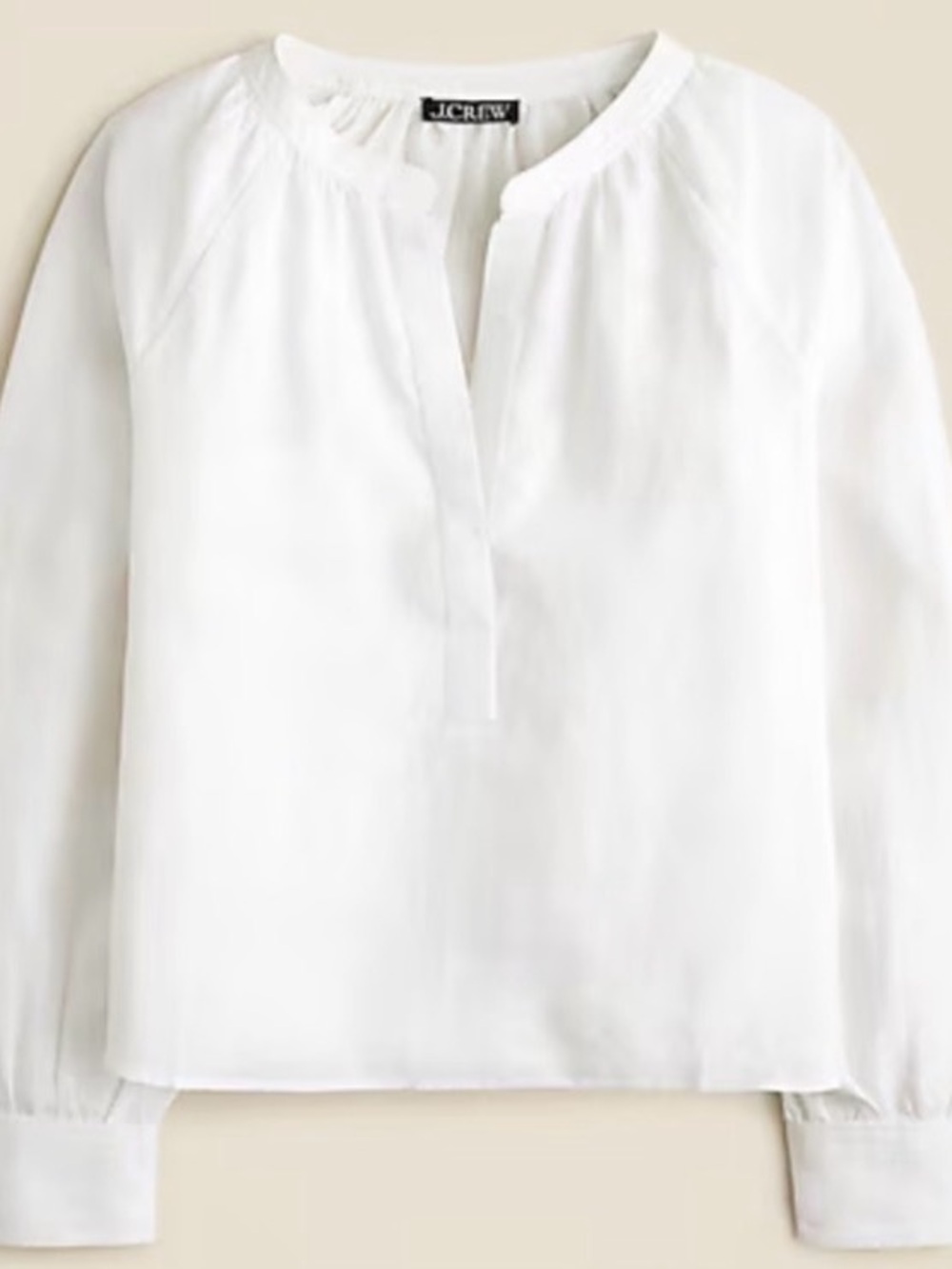 J. Crew Cabana Linen Top - Picture 3 of 9